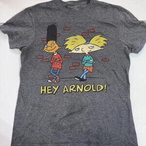 NICKELODEON HEY ARNOLD T-SHIRT Nostalgic Y2K Millennial‎ 90’s Baby Cartoon Small